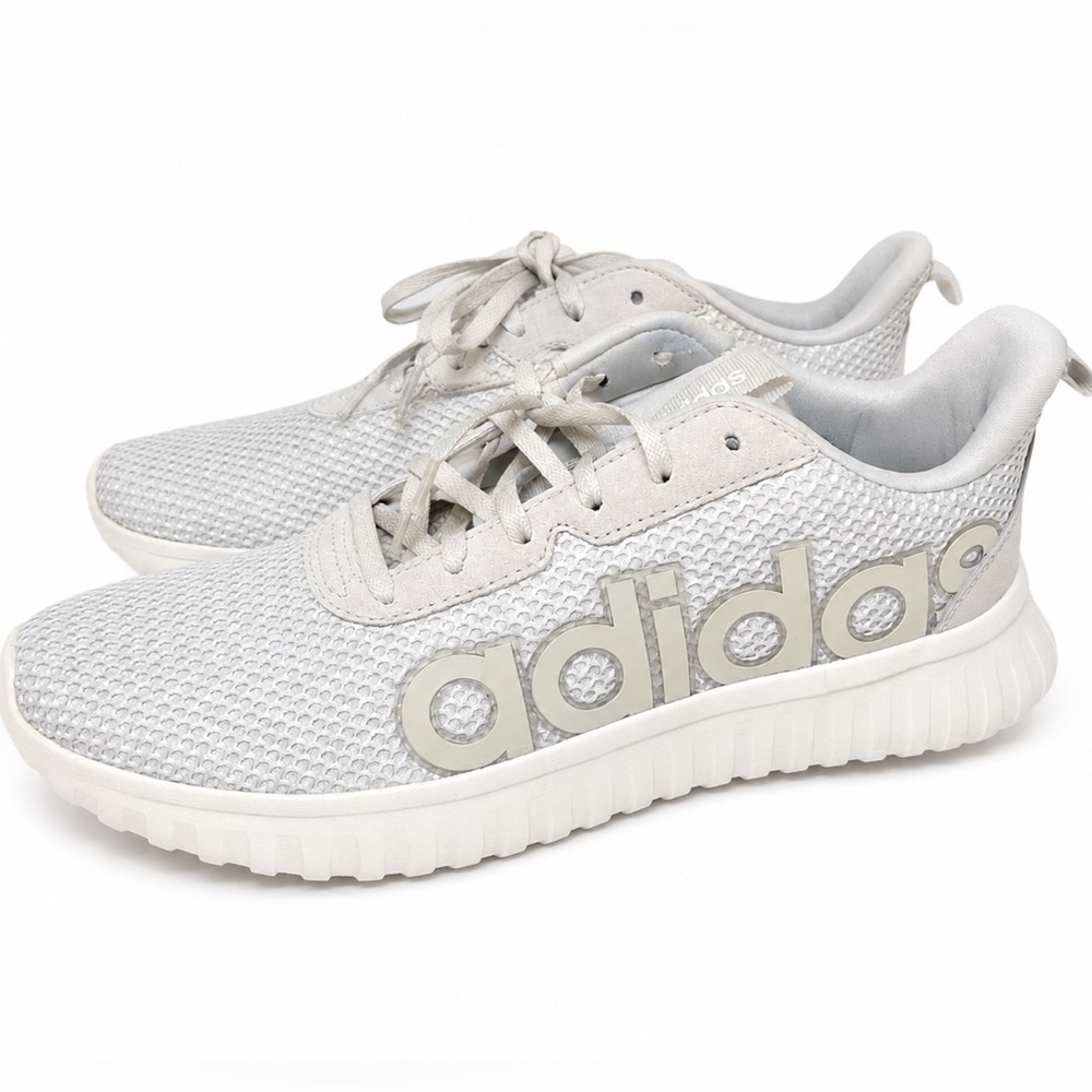 adidas Women’s Off-White Mesh Athletic Shoe